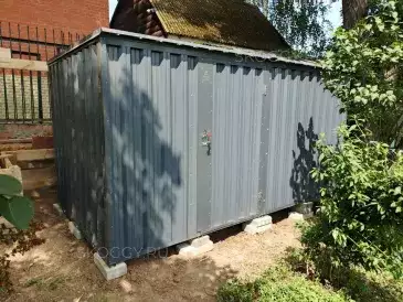 Хозблок для вещей в графитовом цвете в КП Бариново парк-2, дер. Хряслово, г. Подольск, МО