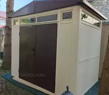 Премиум хозблок для хозяйственных вещей в комбинированной расцветке в дер. Пестово, Одинцовский г.о, МО