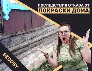 Последствия отказа от покраски дома