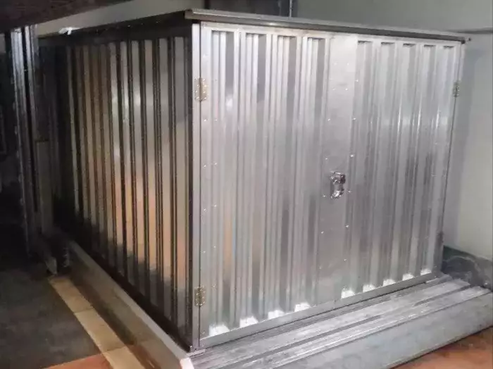 Современный контейнер для хранения вещей с индивидуальными размерами в Клаус паркинг, г. Москва