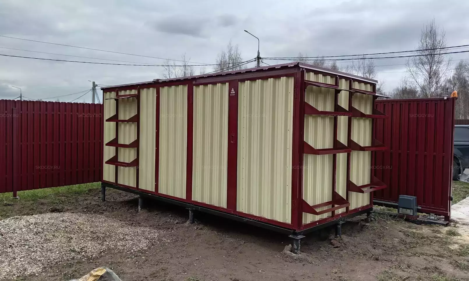 Разборной хозблок SKOGGY 5×2,16 м