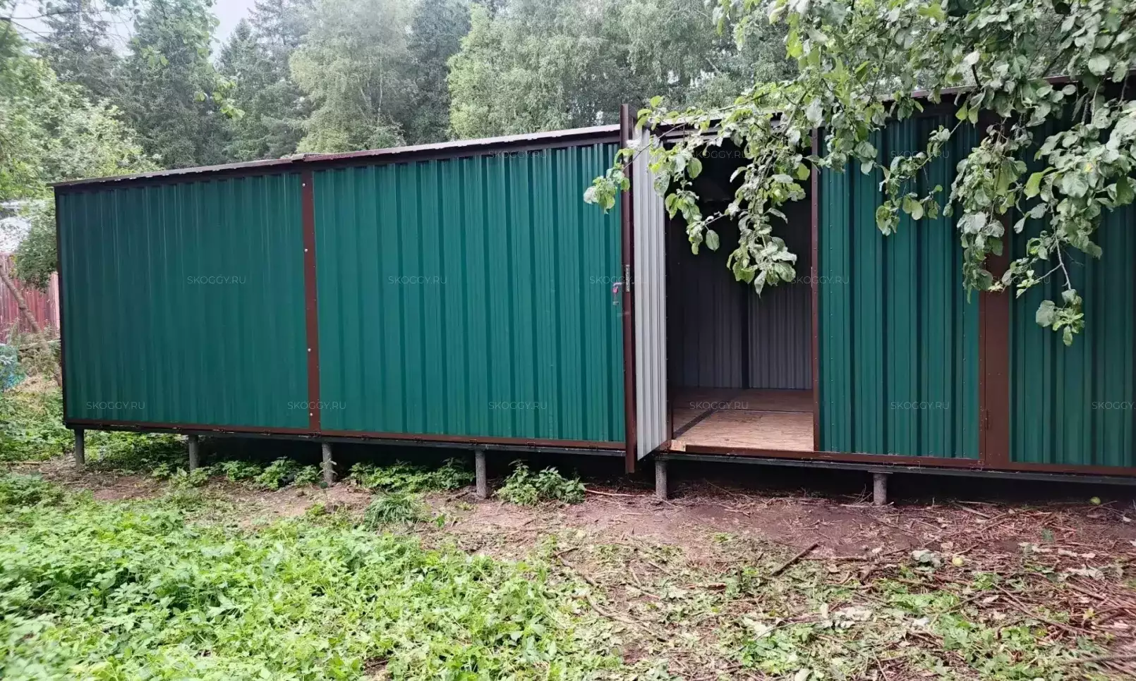 Усиленный складской хозблок SKOGGY в двух цветах для хранения